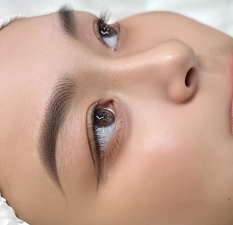 Chân Mày 6D Sợi Đa Tầng Phun Đuôi Tạo Chiều Sâu